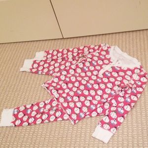 Roller Rabbit snowman pjs